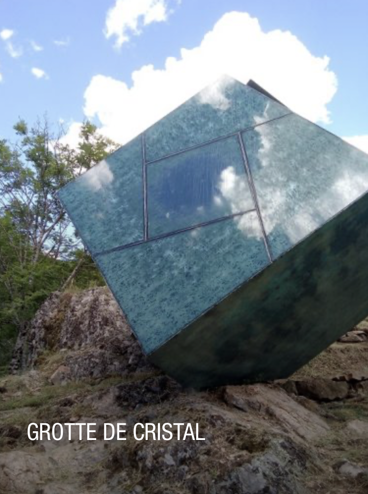 Oeuvres concernant le projet de la ligne de partage des eaux la grotte de cristal